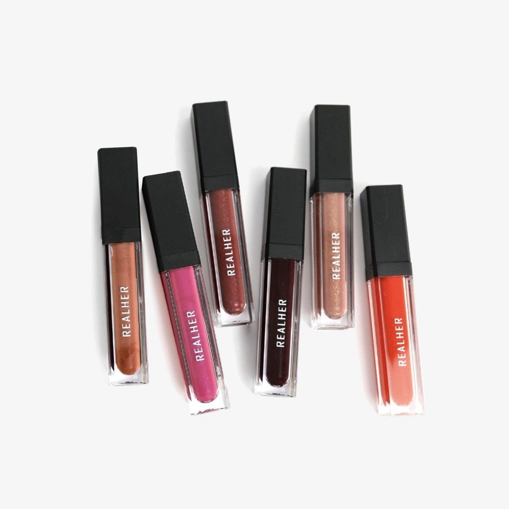 RealHer Long-Lasting Lip Gloss Kit NEW, 6 colors! 💄💋